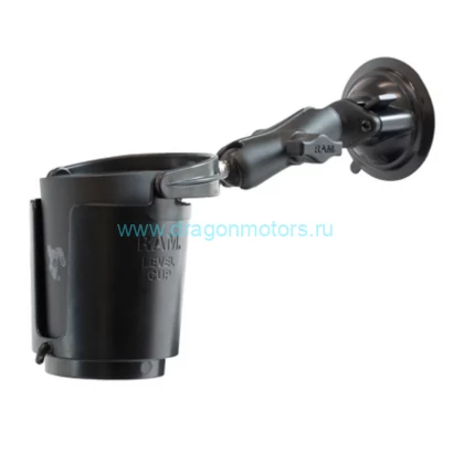 RAM-B-132SC RAM Level Cup  Держатель для напитков на 16 унций с присоской RAM Twist-Lock