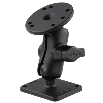 RAM-B-101U-A-225U RAM Double Ball Mount с круглой пластиной и 2 x 2,5 пластинами
