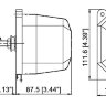 Электропривод стеклоочистителя 12 В (1013012)