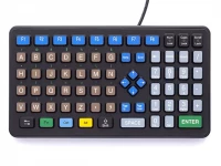 Клавиатура iKey защищенная силиконовая с 72 увеличенными клавишами (DP-72-USB)