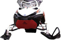 Защита днища Skinz красная для снегоходов Polaris IQ Chassis 06-13