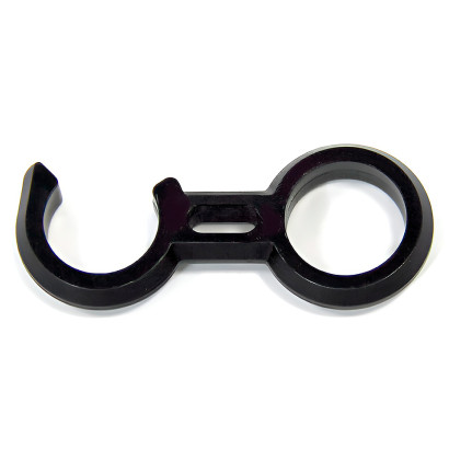 Крючок фиксатор трапа 25мм черный (10269481)