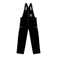 Полукомбинезон FXR Excursion Ice Pro с утеплителем Black