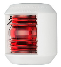 Красный бортовой навигационный огонь в белом корпусе. (10005086)