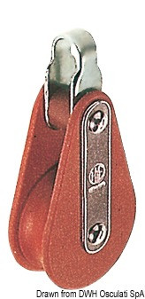 Osculati 55.002.00 - Tufnol HYE блок одношкивный 8x30EB