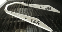 Усиленный задний бампер на снегоход Polaris Axys, 155"