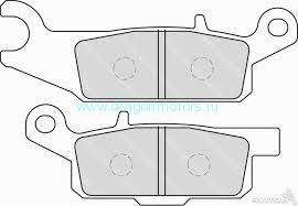 Колодки тормозные для Grizzly 700 передние левые - 3B4-W0045-00-00