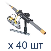 RAP-390-AAPU-40 держатель удочки RAM Tube Jr. с основанием RAM Adapt-A-Post. Комплект 40 шт