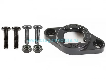 RAP-274-1BU универсальное крепление RAM EZ-ON/OFF ромб (мама) с отверстиями и крепежом