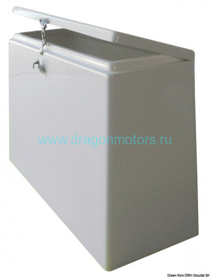 Osculati 48.294.91 - Сиденье-рундук / отсек для бензобака с крышкой 80x32x52h см