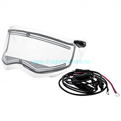 Визор для шлемов CKX TRANZ/RR710, POLARIS, Legion, AIM, YAMAHA, FXR двойной с электроподогревом 5816020, 114680, 581-6020