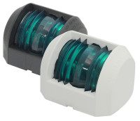 Зеленый бортовой навигационный огонь в черном корпусе. (10005087)