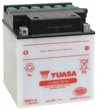 Аккумуляторная батарея для мототехники YUASA YB30CL-B