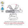 Беспроводная зарядка RAM Tough-Charge 15 Вт на присоске (RAM-B-166-UN12W-1)