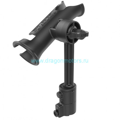 RAP-390-AAPUTU Держатель удочки RAM Tube Jr.  с гусеничной базой RAM Universal Adapt-A-Post
