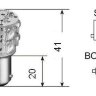 Лампа светодиодная LED 12V, 360град