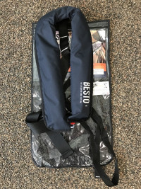 Жилет спасательный BESTO Raider Navy Blue Auto надувной