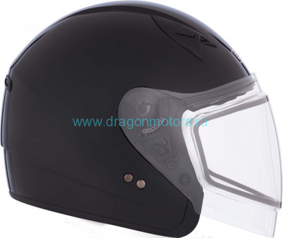 Шлем снегоходный открытый CKX VG977 SOLID DL черный