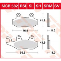 Колодки тормозные (серия Sinter Offroad) MCB582SI