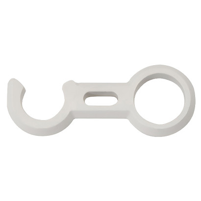 Крючок фиксатор трапа 25мм белый (10269483)