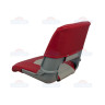 Сиденье мягкое складное Skipper, красно-серое