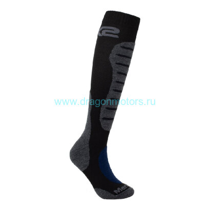 Гольфы SIXS MOT S MERINOS Wool - Grey/Black