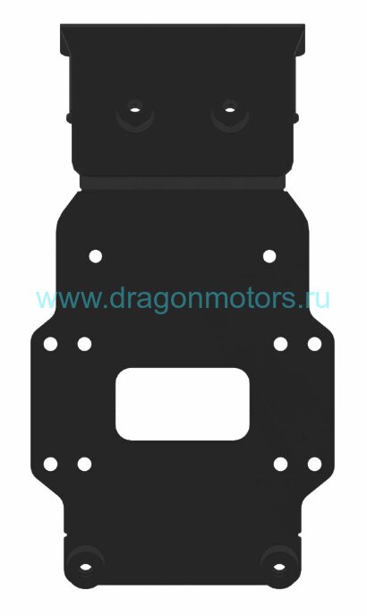 Площадка для лебедки для квадроцикла Polaris RZR 570