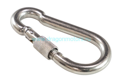 Карабин пожарный с фиксирующей гайкой 9х90 мм