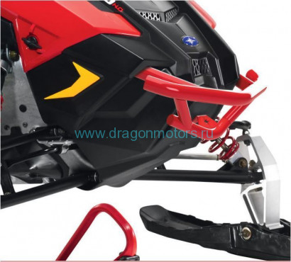 Бампер передний для снегохода Polaris AXYS EXTREME (Красный)