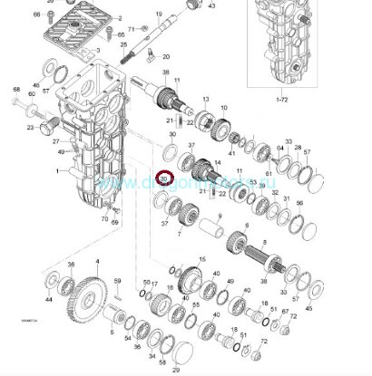 Шайба вала КПП BRP M875152953