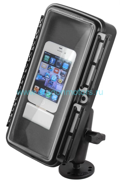 RAM-B-138-AQ1U морской аквабокс RAM Aqua Box большой, муфта 95 мм, шары 25 мм (1)