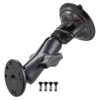 RAM-B-166-202U-UK1 Крепление на присоске RAM Twist-Lock  с круглой пластиной и крепежом