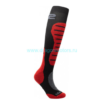 Гольфы SIXS MOT S MERINOS Wool - Red/Black