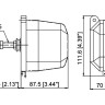 Электропривод стеклоочистителя, «ТМС-804», 110 градусов (10017239)