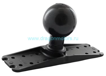 RAM-E-111BU-IN1 шар 86 мм (3,38) RAM с прямоугольной площадкой 7,5х28 см, Усиленный (IN1)