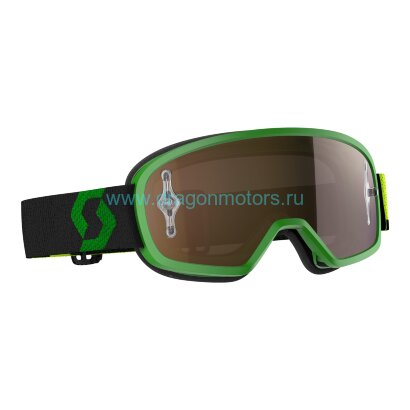 Очки подростковые SCOTT Buzz MX Pro - green/black gold chrome works