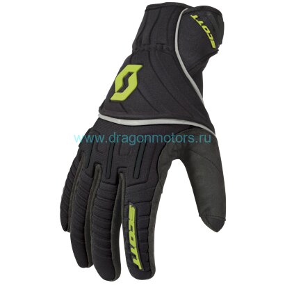 Перчатки мужские SCOTT Ridgeline - black/lime green