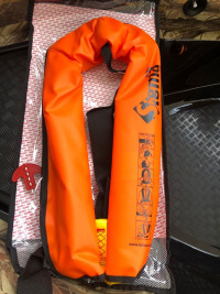 Жилет надувной Lalizas Sigma Auto 170N (Work Vest) оранжевый