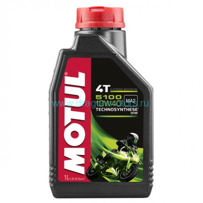 Моторное масло MOTUL 5100 4T SAE 10W40 (1 л.)