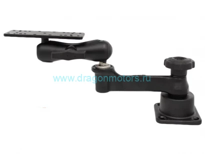RAM-109H-2U крепление RAM для эхолотов, муфта 140 мм, прямоугольная площадка, шары 38 мм (1,5)
