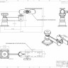 RAM-109H-2U крепление RAM для эхолотов, муфта 140 мм, прямоугольная площадка, шары 38 мм (1,5)