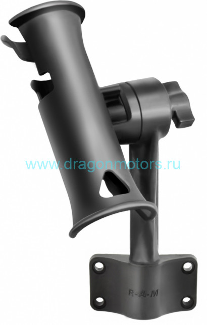 RAP-390-BU RAM Tube Jr.  Держатель штанги с основанием для переборки