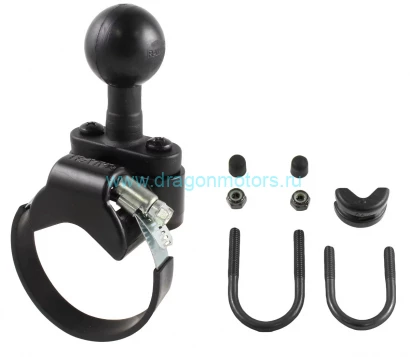 RAM-231Z-2U хомут RAM на трубу от 40 до 80 мм, шар 38 мм (1,5)