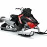 Бампер передний для снегохода Polaris AXYS EXTREME (Черный)
