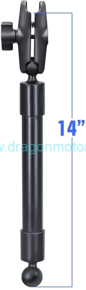 RAP-BB-230-14-201U 36 см (14) штанга RAM, муфта 95 мм, шары 25 мм (1). Высокопрочный композит