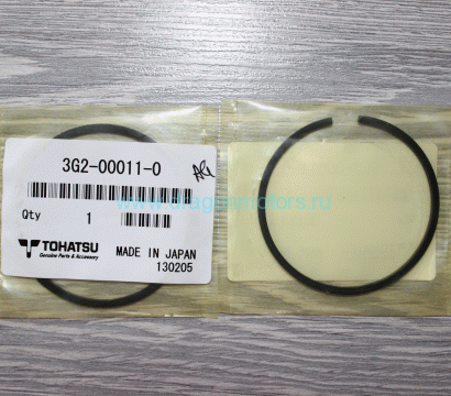 Кольцо поршневое STD Tohatsu M9.9-15