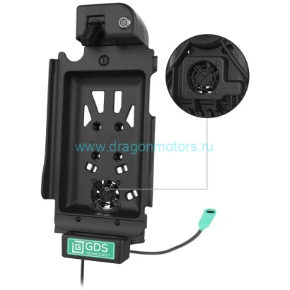 RAM-GDS-DOCKLF-SAM55CU держатель с замком GDS Cool-Dock  с помощью USB Type-C для Samsung Tab A 8.0 (2019)