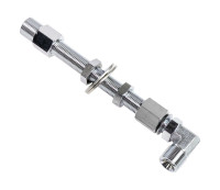 Фитинг L - образный 3/8"  для сквозного монтажа гидравлического шланга через переборку, Sea First