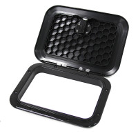 Крышка рундука SEAFLO 270x375 мм с замком, черный пластик