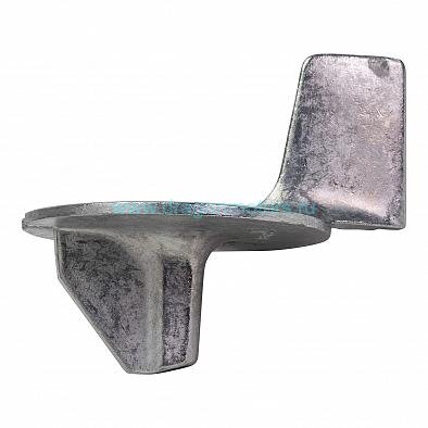 98432Q6 Анод цинковый (Trim Tab) для MERCURY 8/9.9/13.5/15 4-Stroke/20/25 2-Stroke OEM: 8M0027789/984321/984322/98432T/984325/98432T5 (Quicksilver)